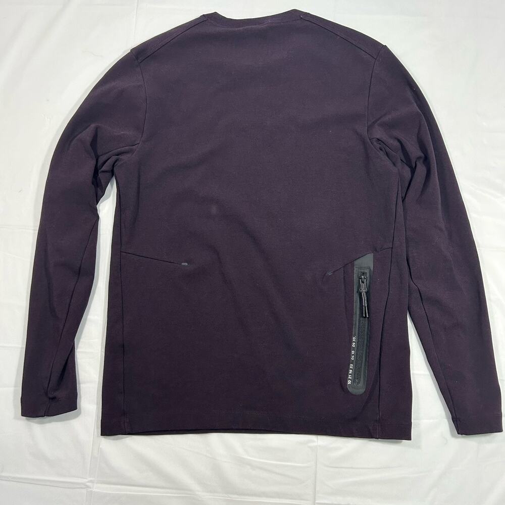 Mens Nike Sportswear Tech Pack Crew Long Sleeve Purple Plum Athletic Gym Sz S - Picture 6 of 11